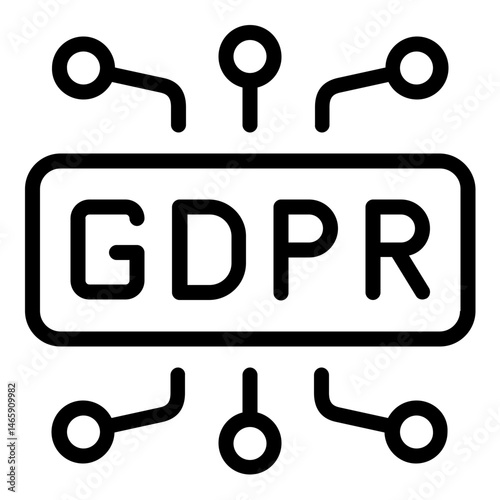 gdpr icon line
