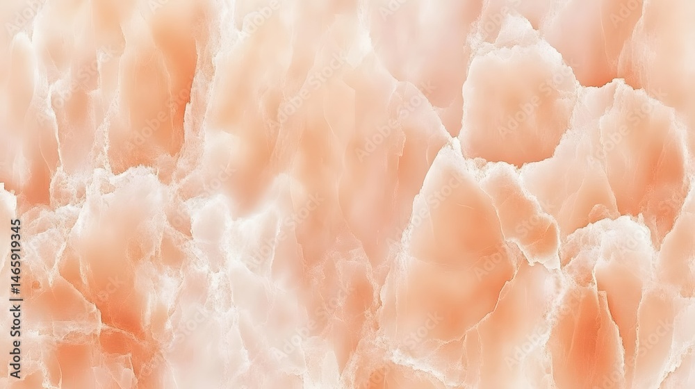 Fototapeta premium Peach Onyx Marble Texture Background AI Generated Image