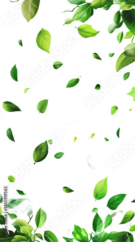 Falling leaves abstract design