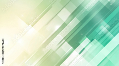 A green and white background with a lot of squares and lines. The background is very bright and clean
