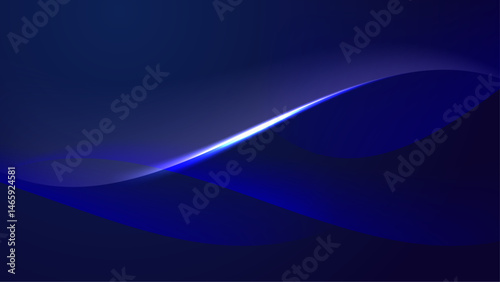Blue abstract background with a white glow suitable for websites, presentations, prints, and designs needing a modern and professional touch.