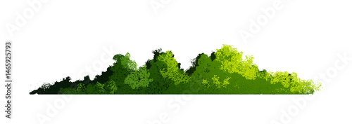 natural green leaf bush illustration