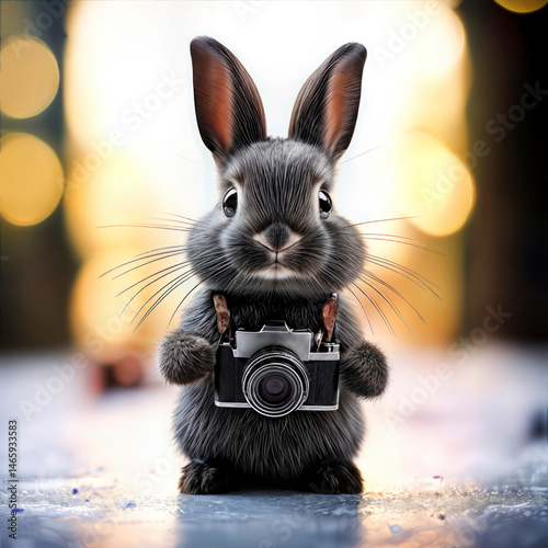 conejito, animal, conejito, camara, fotografía, fotógrafo, aislada, mascota, mascota, pelaje, blanco, blando, mamífero, pascua, liebre
 photo