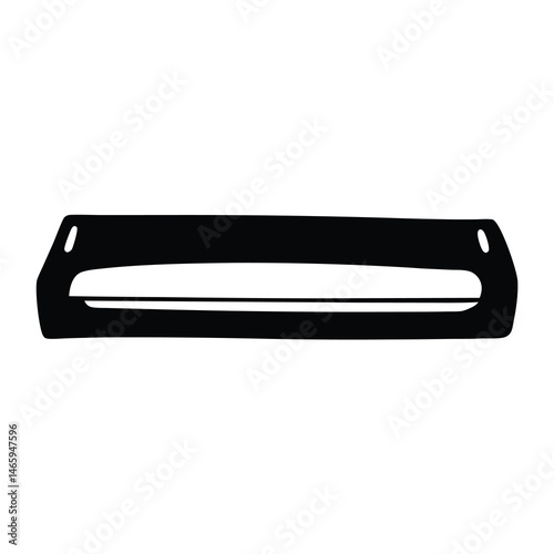 laminator vector silhouette icon - ideal for business, office, or remote work graphics.