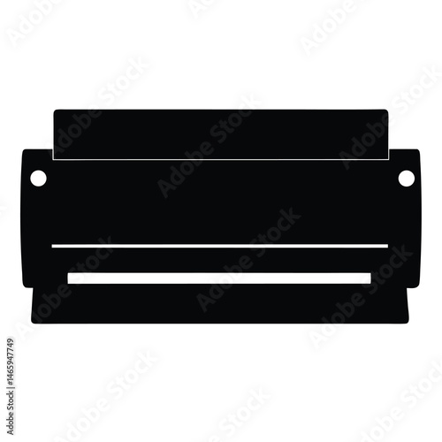 laminator vector silhouette icon - ideal for business, office, or remote work graphics.