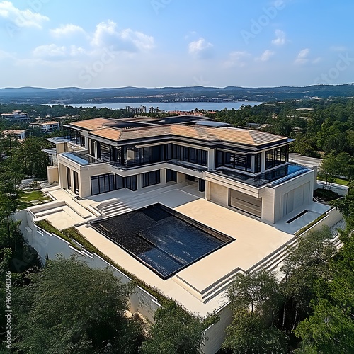 Luxurious Modern Estate with Infinity Pool photo