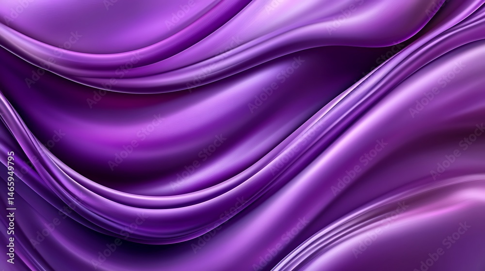 Fototapeta premium Abstract purple flowing fabric