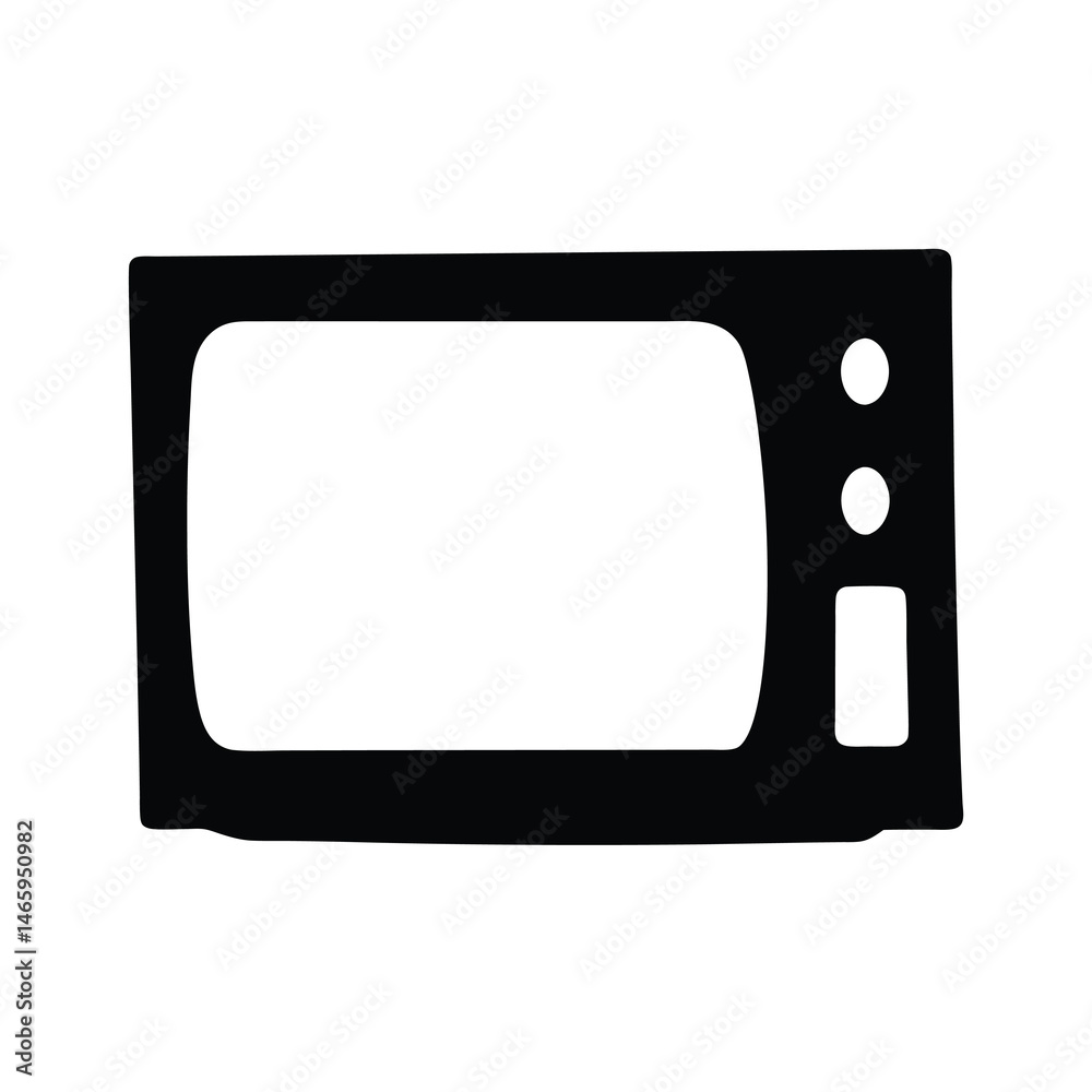 office microwave vector silhouette icon - ideal for business, office, or remote work graphics. office microwave vector silhouette icon - ideal for business, office, or remote work graphics.