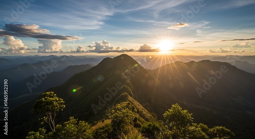 Mountain at Sunset