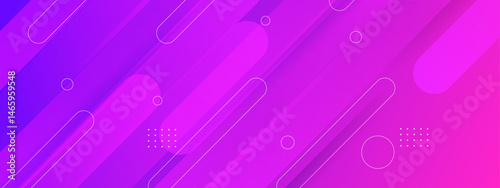 White shapes on a purple gradient background. Suitable for designs, backgrounds, abstract concepts, posters, social media, and presentations.