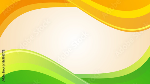 Abstract curved lines in yellow and green, great for backgrounds, wallpapers, and graphic design projects needing a modern touch.