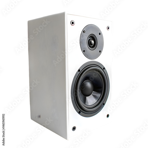 Speaker isolated on white background