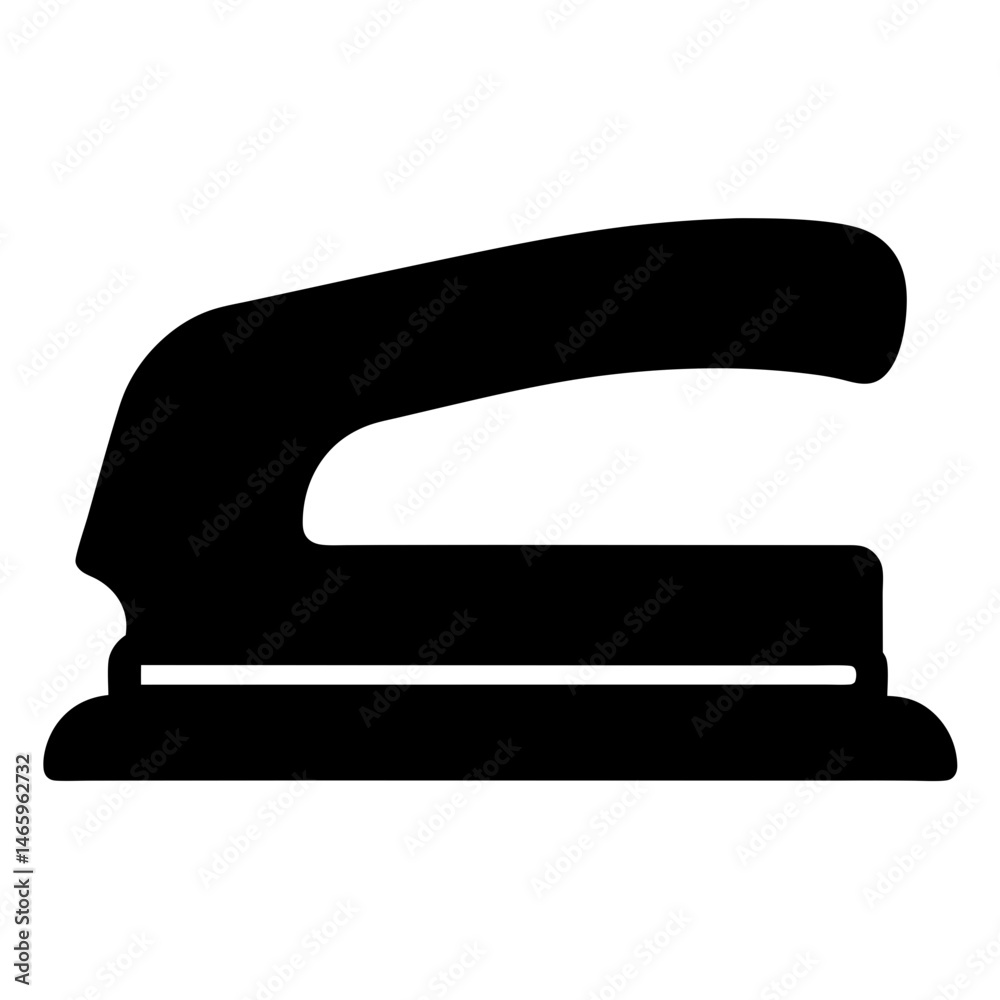 hole puncher vector silhouette icon - ideal for business, office, or remote work graphics. hole puncher vector silhouette icon - ideal for business, office, or remote work graphics.