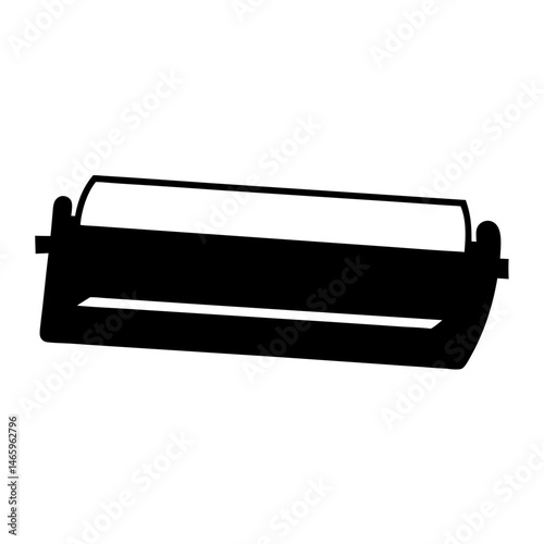 laminator vector silhouette icon - ideal for business, office, or remote work graphics.