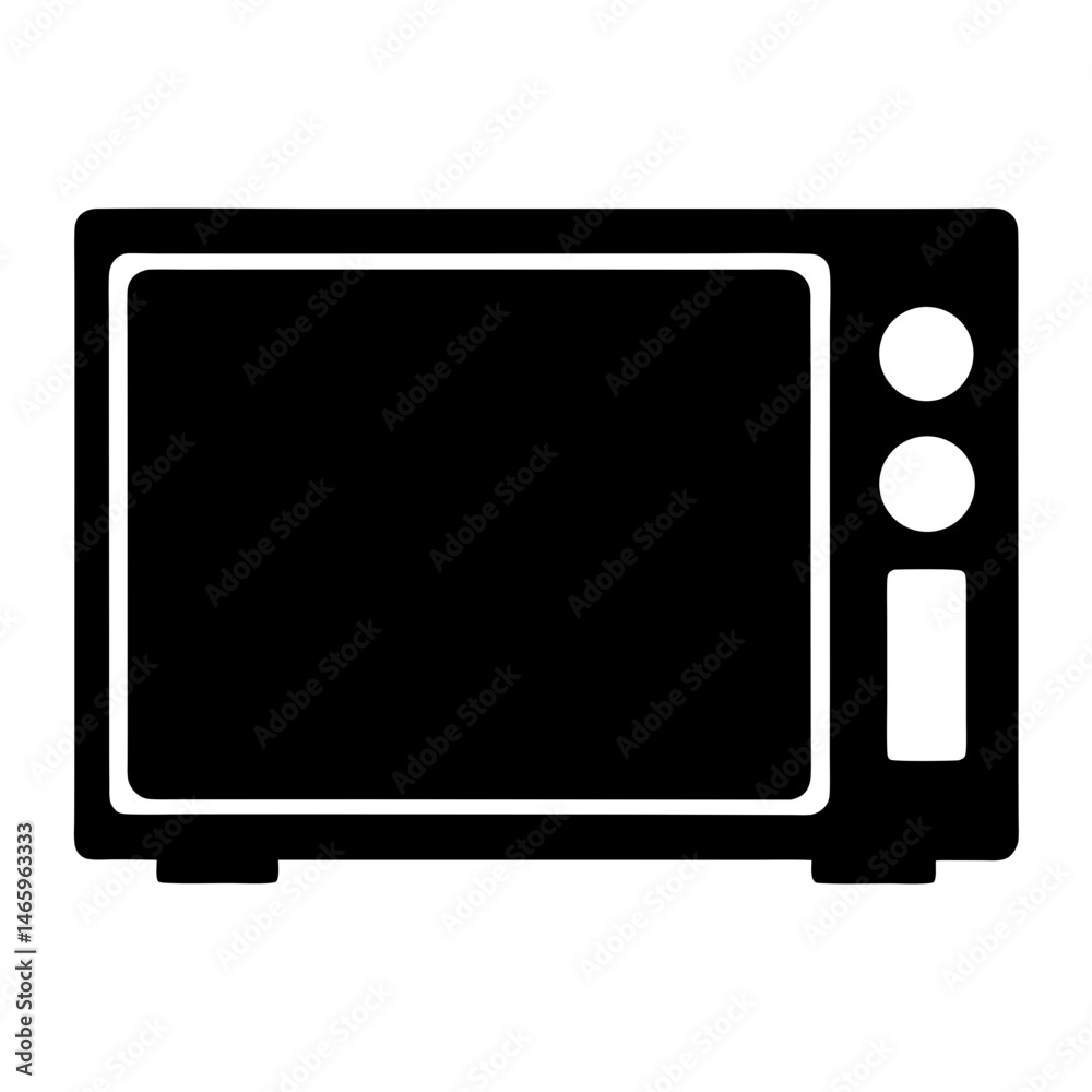 office microwave vector silhouette icon - ideal for business, office, or remote work graphics. office microwave vector silhouette icon - ideal for business, office, or remote work graphics.