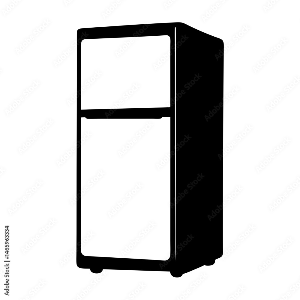office fridge vector silhouette icon - ideal for business, office, or remote work graphics. office fridge vector silhouette icon - ideal for business, office, or remote work graphics.