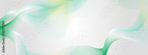 Abstract green and yellow lines, vibrant design for backgrounds, banners, posters, and digital projects needing a modern touch.