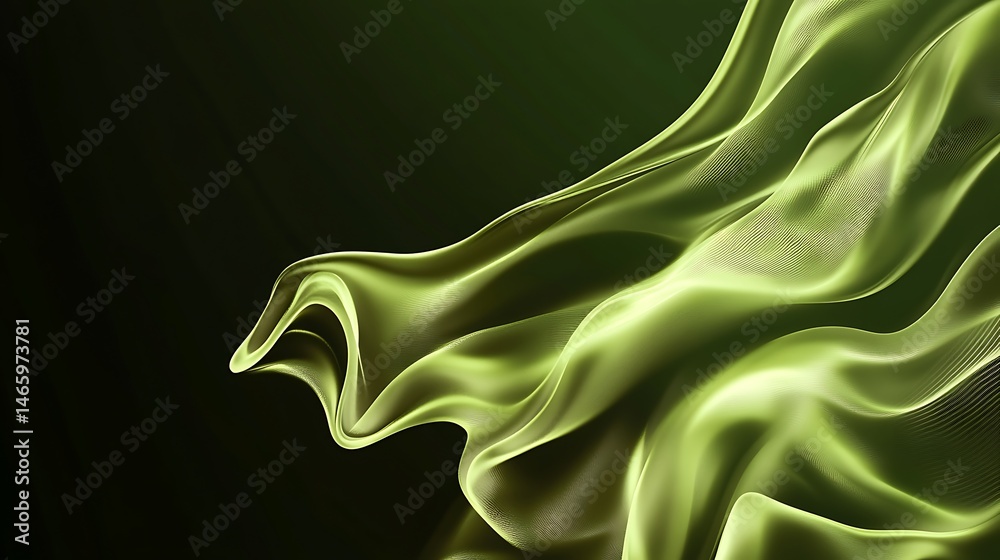 Fototapeta premium Abstract flowing fabric (25)