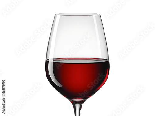 Elegant cabernet sauvignon wine glass filled with rich red wine against a neutral background