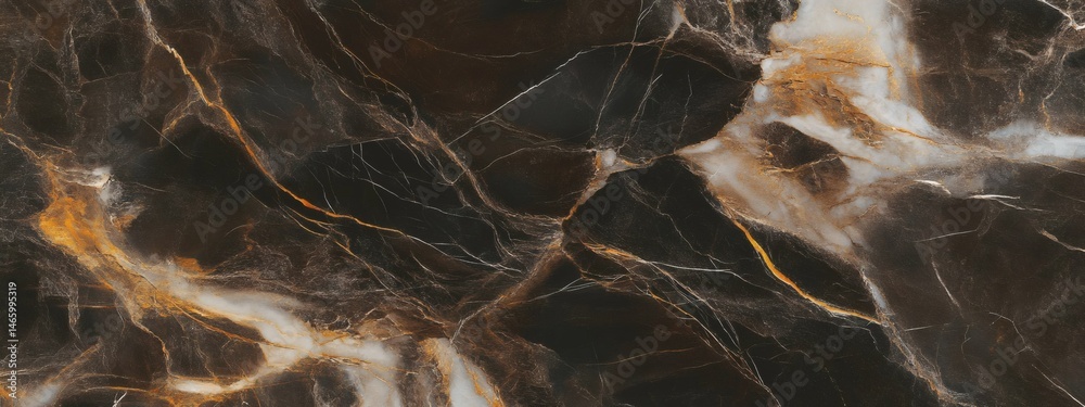 Natural brown marble stone texture background for interior surfaces and architectural material design