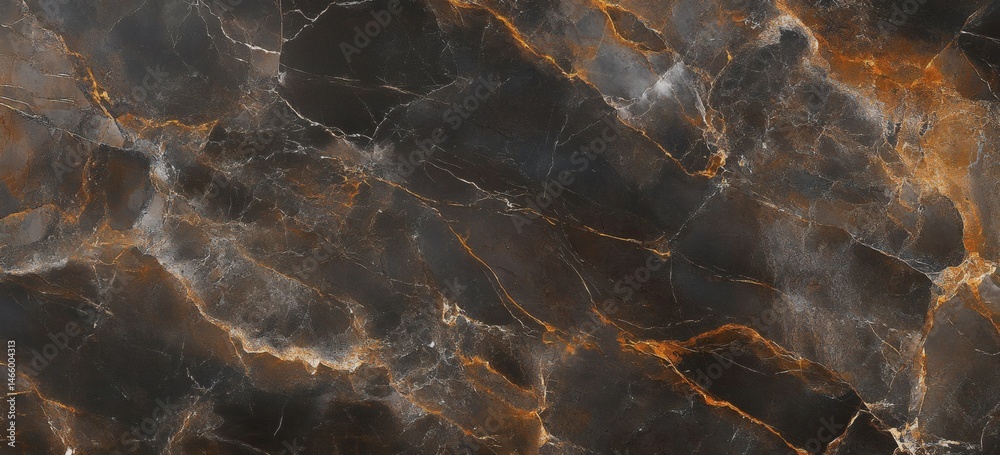 Natural brown marble stone texture background for interior surfaces and architectural material design