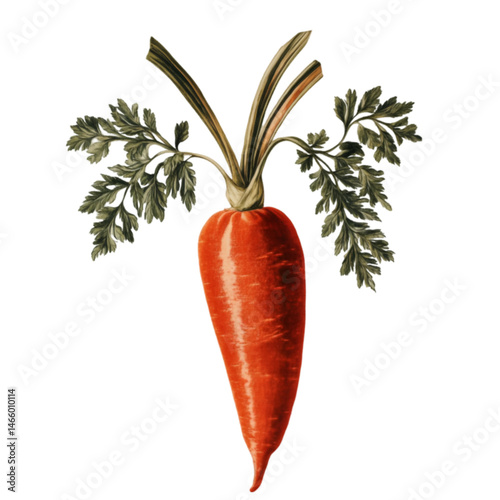 Fresh carrot PNG cutout isolated on white and transparent background. cut-out, carrot, food, root, vegetable, dieting, ingredient, isolated, salad, white, leaf, nature, orange, background, fresh,