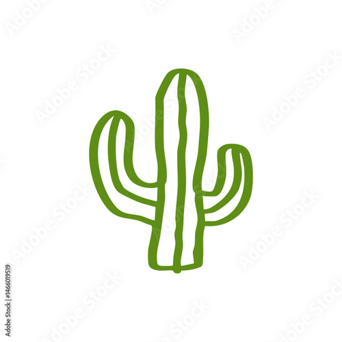 simple cactus green color