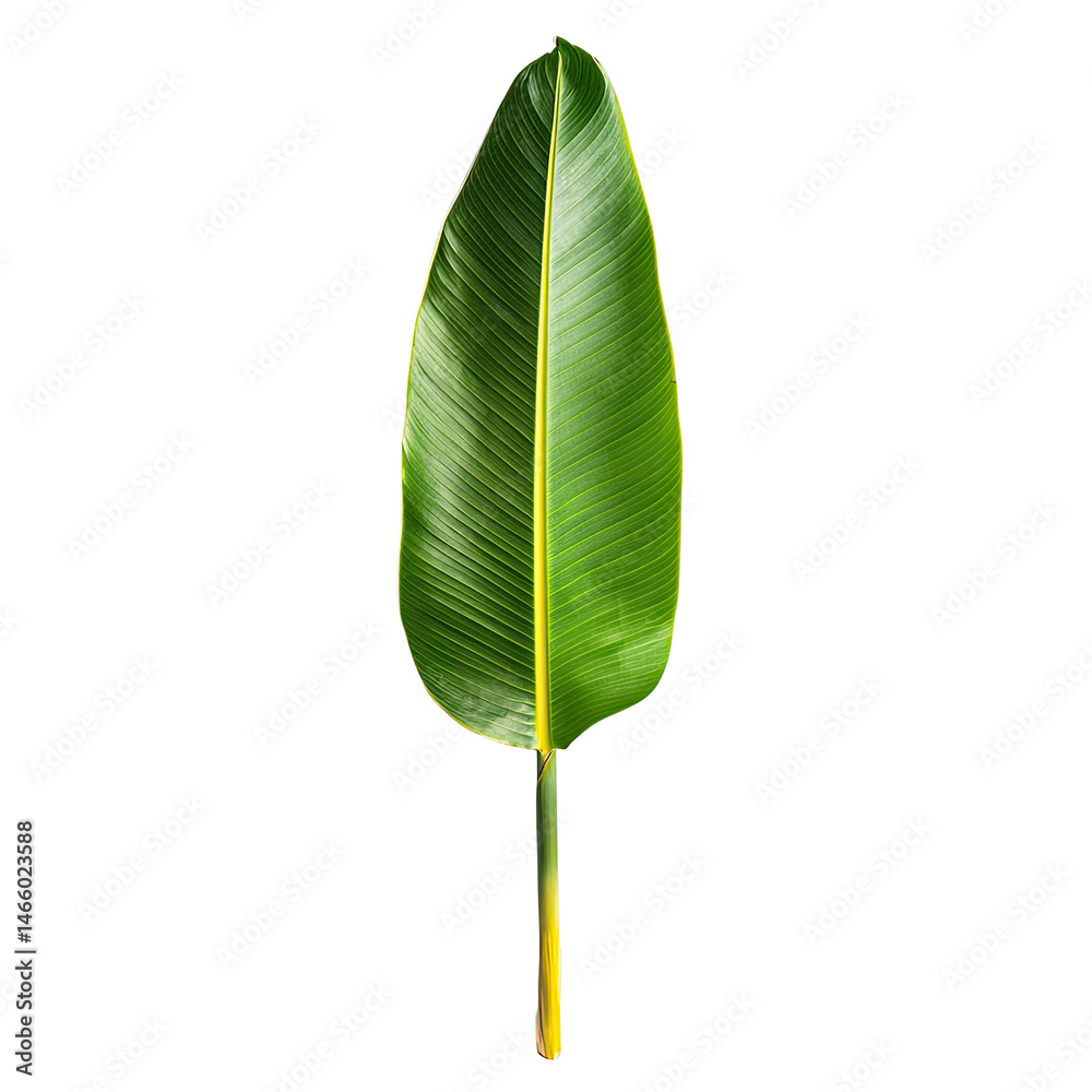 Fototapeta premium Tropical leaf, vibrant green