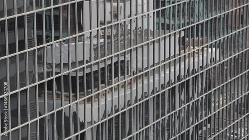 Downtown Building Reflections Of Buildings