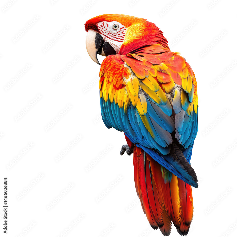 Fototapeta premium Vibrant parrot portrait (1)