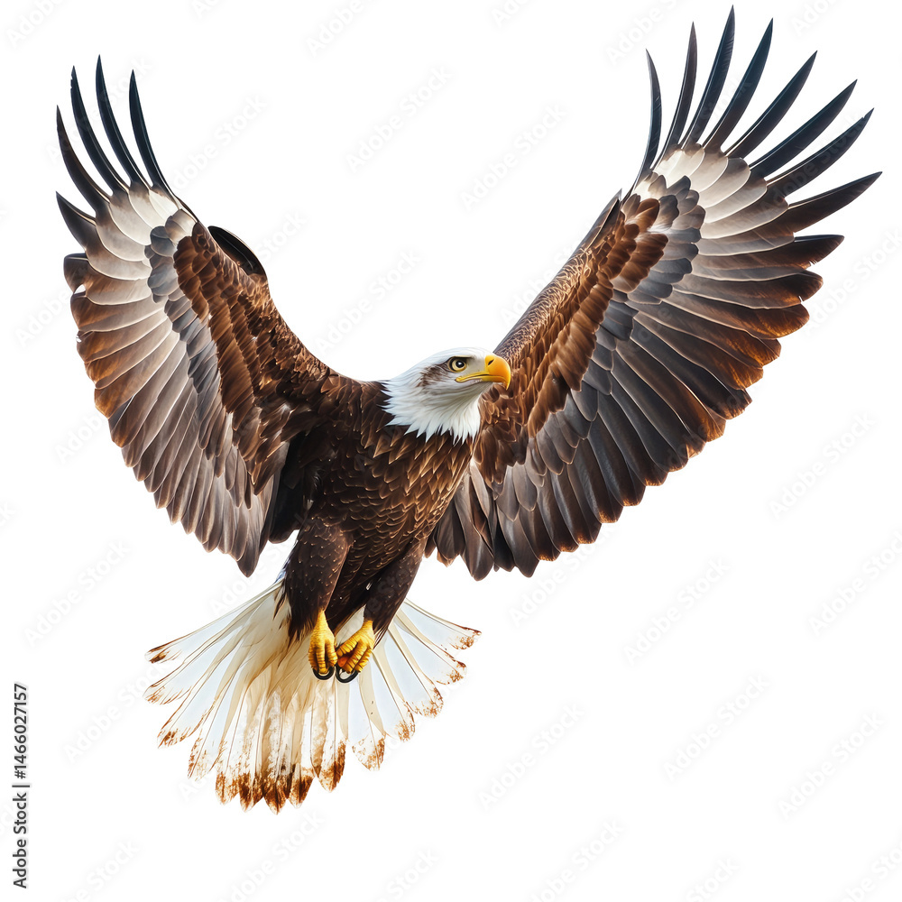 Obraz premium Majestic Eagle in Flight