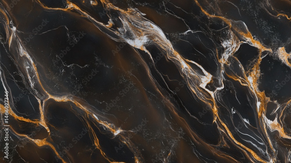 Natural brown marble stone texture background for interior surfaces and architectural material design