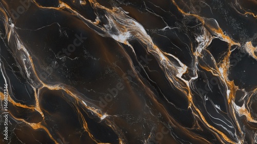 Obraz na płótnie Natural brown marble stone texture background for interior surfaces and architectural material design
w salonie