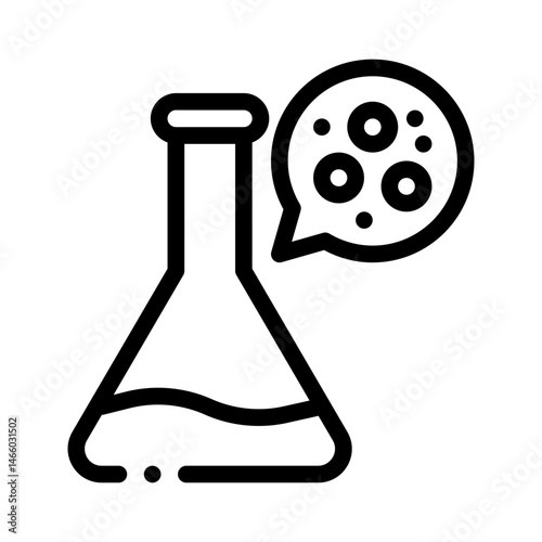 medical research line icon