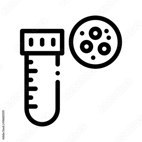 medical research line icon