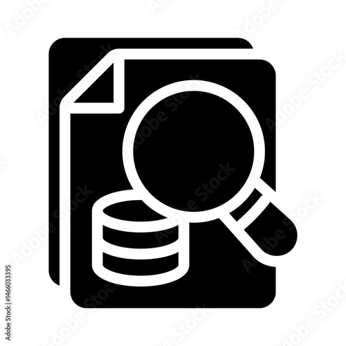 medical research glyph icon