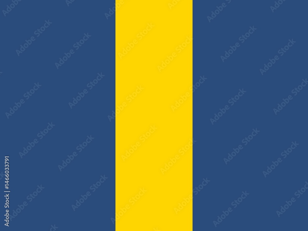 Fototapeta premium A simple, two-color background. A vertical yellow stripe is centered against a dark blue background.