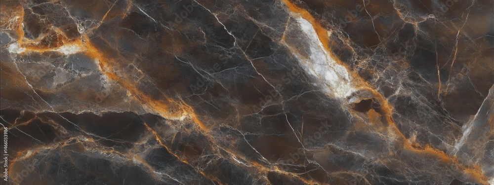 High-resolution brown marble texture showcasing natural stone patterns for use in flooring, countertops, and decorative surfaces