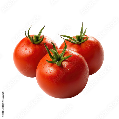 Fresh, ripe tomatoes photo