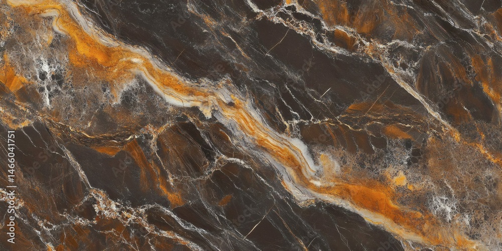 High-resolution brown marble texture showcasing natural stone patterns for use in flooring, countertops, and decorative surfaces