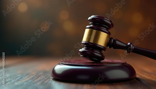 Close-up of a baseball bat resting on a courtroom gavel, signifying the legal battle over a sports-related issue , competition, object, rivalry