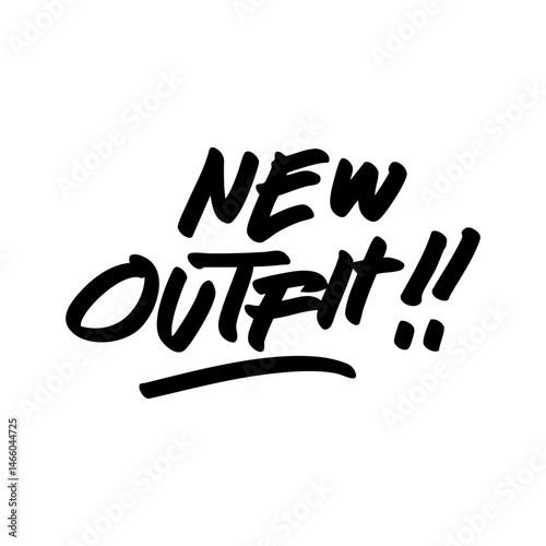 new outfit word illustration