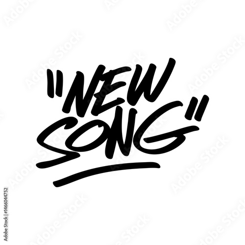 new song handwritten element