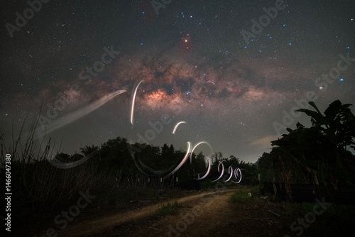night sky with stars