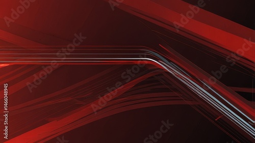 Abstract Red and Gray Wave Design Background
