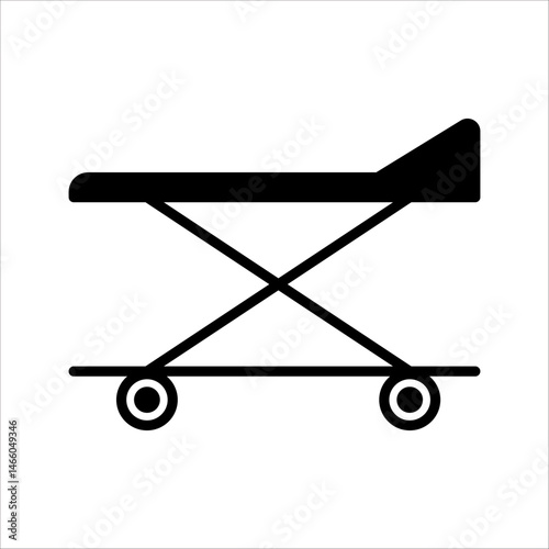 Intensive care unit line icon. Resuscitation, rehabilitation, hospital ward. Medicine concept. Vector illustration can be used for topics like healthcare, hospital, medical care