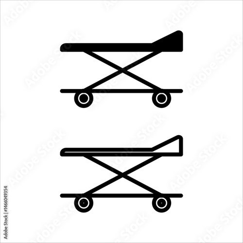 Intensive care unit line icon. Resuscitation, rehabilitation, hospital ward. Medicine concept. icon set Vector illustration can be used for topics like healthcare, hospital, medical care