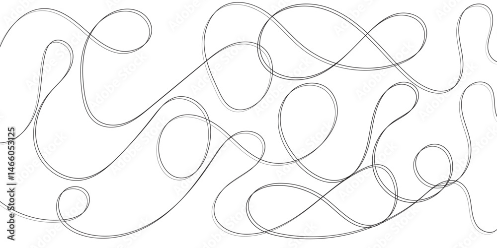 This black and white image showcases a captivating abstract pattern of intertwined, flowing lines. This black and white image showcases a captivating abstract pattern of intertwined, flowing lines.