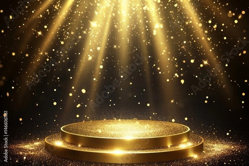 golden christmas background