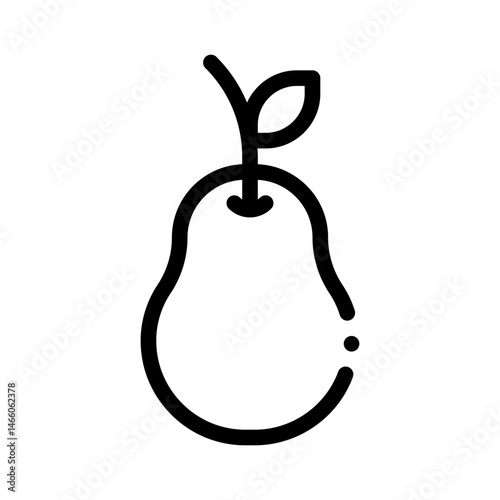 pear line icon